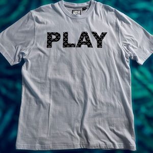 Play Cloths “PLAY” T-Shirt. Wht. Mens size XL